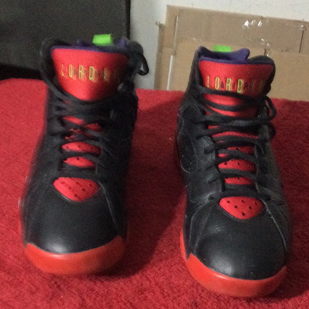 Kids Black and Red Sneakers